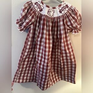 Mississippi State Smocked Dress